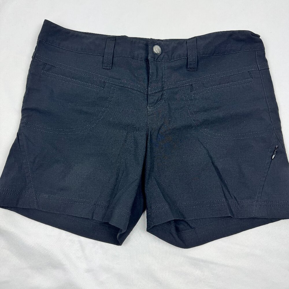 Athleta Womens Shorts 4 Trekkie Bermuda 2.0 Black Ripstop Lightweight Hiking